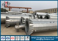 Galvanized Steel GR65 500KV Power Transmission Poles