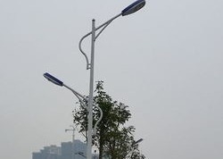 13m Hot Dip Galvanization Aluminum Street Light Poles ST - 52 Commercial Light Poles