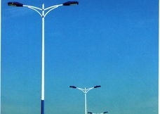 Galvanized Steel Light Poles For Street Lighting Highmast Fiberglass
