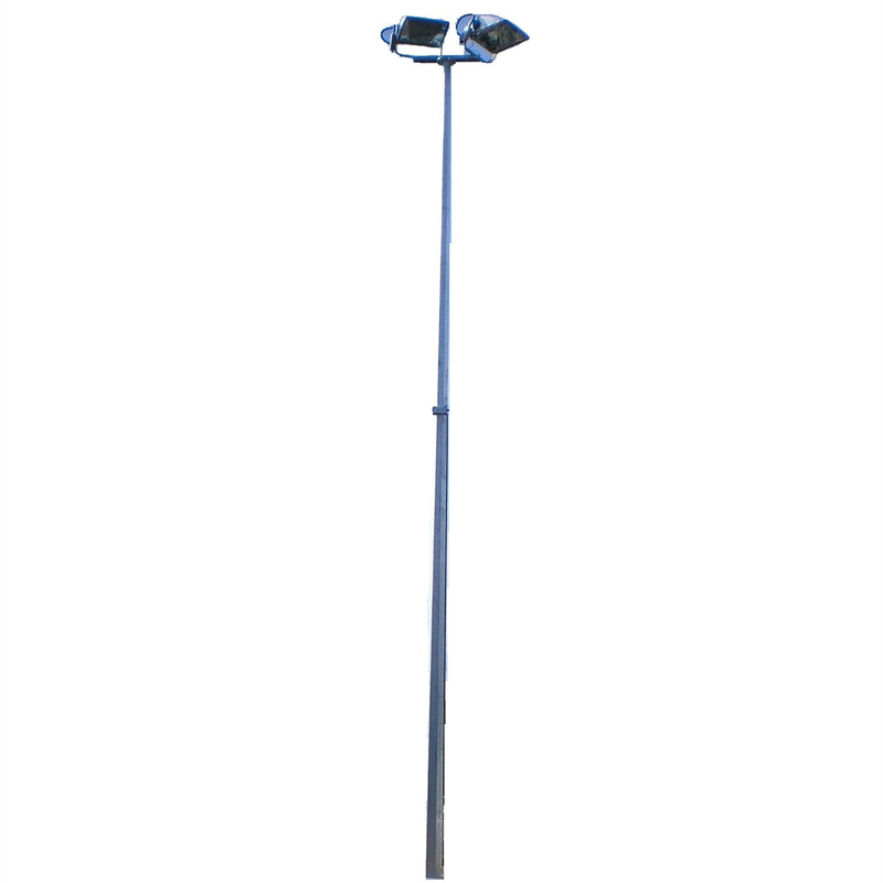 35m Height Led High Mast Pole With Lighting Thickness 5mm